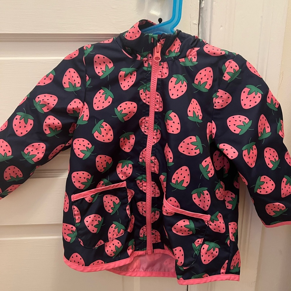 Carter’s Strawberry Print Rain Jacket (24 months)